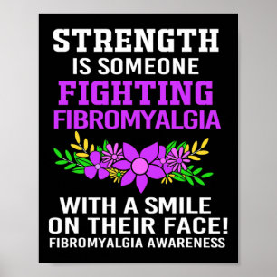 Is iemand die vecht tegen fibromyalgie voor vrouwe poster