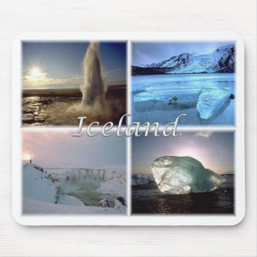 IS IJsland - Jokulsarlon - Gollfoss - Muismat (Voorkant)