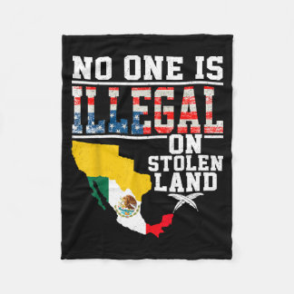 Is Illegal On Stolen Land Native Americans  Fleece Deken