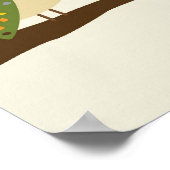 is in een rijcanvas verschuldigd poster (Hoek)