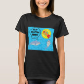 Is It Gluten Free Funny Shark Lover T-shirt (Voorkant)