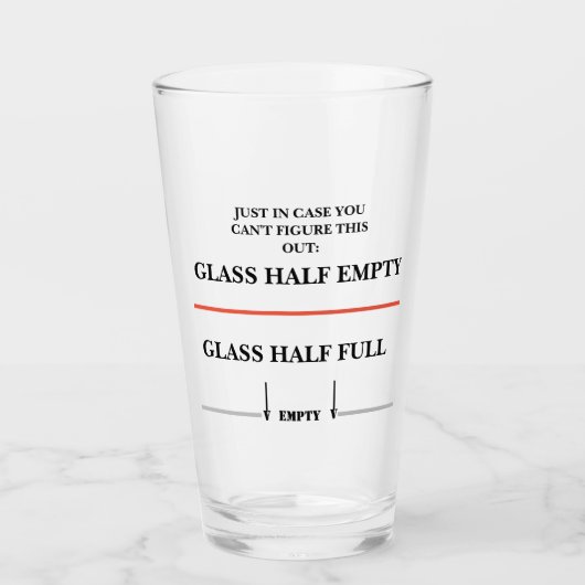 Is je glas half leeg of half vol? (Voorkant)
