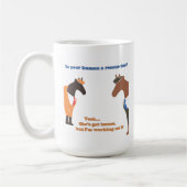 Is je mens een redding? mok van 15 oz (Links)