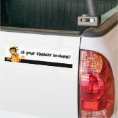 Is je oogklep kapot? bumpersticker (Op Truck)