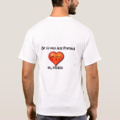 Is Jouw naam geschreven T-shirt. T-shirt (Achterkant)