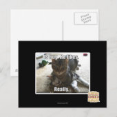 Is knuffel. Hij houdt van. Briefkaart (Voorkant / Achterkant)