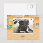 Is knuffel. Hij houdt van. Briefkaart (Voorkant / Achterkant)