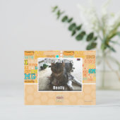Is knuffel. Hij houdt van. Briefkaart (Staand voorkant)