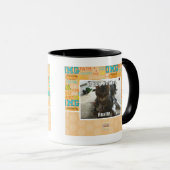 Is knuffel. Hij houdt van. Mok (Voorkant rechts)