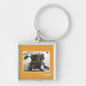 Is knuffel. Hij houdt van. Sleutelhanger (Voorkant)