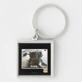 Is knuffel. Hij houdt van. Sleutelhanger (Voorkant)