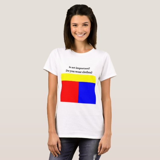 Is kunstkunstenaar T-Shirt belangrijk (Voorkant volledig)