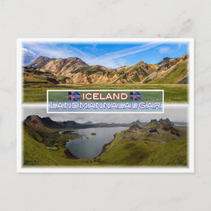 IS Landmannalaugar - Panorama Briefkaart