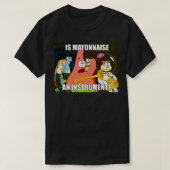 is mayonaise en instrument groot t-shirt (Design voorkant)
