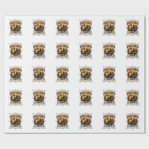 Is Mens Kostuum Franse Bulldog Pompoen Halloween_ Cadeaupapier