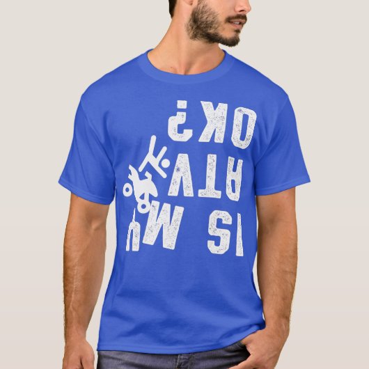 Is mijn ATV Oke Motorsport Offroad Biker Quad ATV T-shirt (Voorkant)