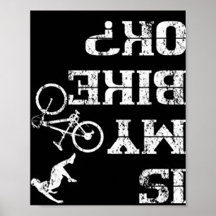 Is mijn bijenkorf OK Cycling Stunt Accidental Cras Poster