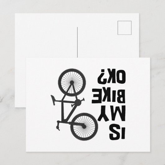 Is mijn bijk OK Funny Mountain Bike? Briefkaart (Voorkant / Achterkant)