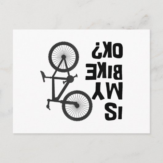 Is mijn bijk OK Funny Mountain Bike? Briefkaart (Voorkant)