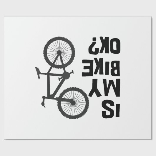 Is mijn bijk OK Funny Mountain Bike? Cadeaupapier (Vlak)