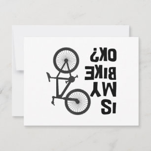 Is mijn bijk OK Funny Mountain Bike? Feestdagenkaart