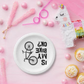Is mijn bijk OK Funny Mountain Bike? Papieren Bordje (Feest)