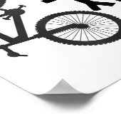 Is mijn bijk OK Funny Mountain Bike? Poster (Hoek)