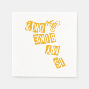 Is mijn bike Ok fietsende BMX MTB fietser Cycling Servet