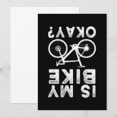 Is mijn bike OK MTB BMX Biker Bicycle Cycling Cycl Kaart (Voorkant / Achterkant)