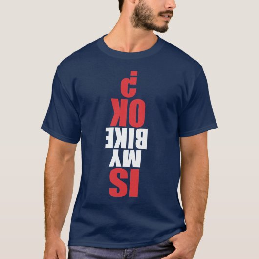 IS MIJN BIKE OK? T-SHIRT (Voorkant)