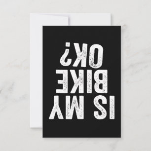 Is mijn bike oké grappige cadeau voor fietsers?