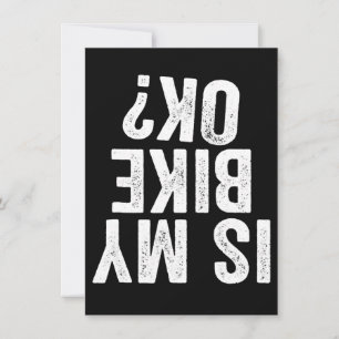 Is mijn bike oké grappige cadeau voor fietsers?