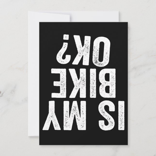 Is mijn bike oké grappige cadeau voor fietsers? (Voorkant)