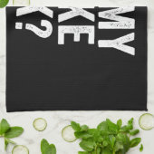 Is mijn bike oké grappige cadeau voor fietsers? theedoek (Gevouwen)