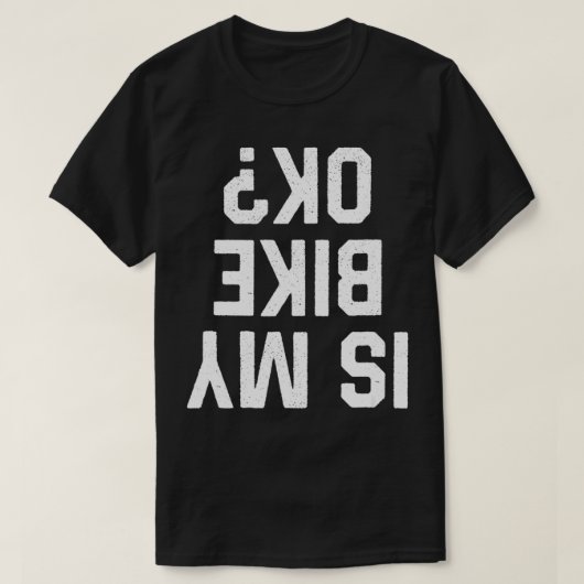 Is mijn fiets fiets fiets fiets fiets t-shirt (Design voorkant)