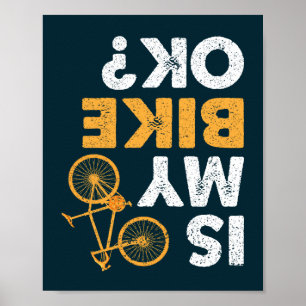Is mijn fiets in orde?  Fietsen Grappig Fietser Poster