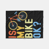 Is mijn fiets oké, Grappige fiets-humor Fleece Deken (Voorkant (Horizontaal))