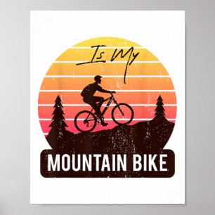 Is Mijn Fiets Oké Mountainbiker Fiets Wielrennen M Poster