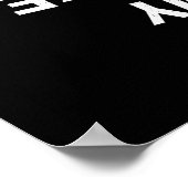 Is mijn fiets van mijn bijke Funny Mountain Road B Poster (Hoek)