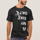 Is mijn fiets van mijn bijke Funny Mountain Road B T-shirt (Voorkant)