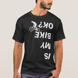 Is mijn fiets van mijn bijke Funny Mountain Road B T-shirt