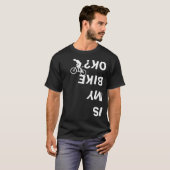 Is mijn fiets van mijn bijke Funny Mountain Road B T-shirt (Voorkant volledig)