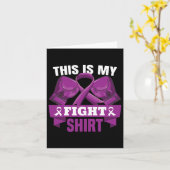 Is mijn gevecht Fibromyalgia Fighter ondersteuning Kaart (Gele Bloem)
