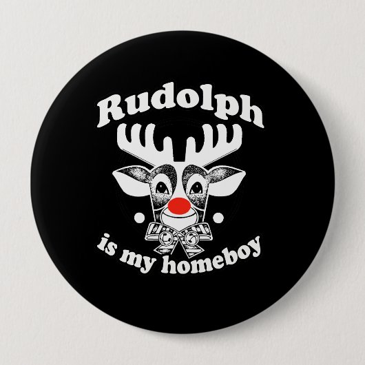 is mijn Homeboy Ronde Button 4,0 Cm (Voorkant)