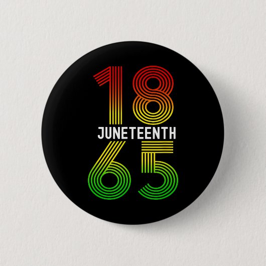 Is mijn Independence Day Black Pride Ronde Button 5,7 Cm (Voorkant)