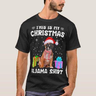 Is mijn Kerst Franse buldog hond pyjama puppy lo T-shirt