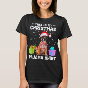 Is mijn Kerst Franse buldog hond pyjama puppy lo T-shirt