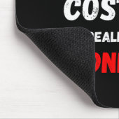 Is mijn menselijk kostuum Ik ben echt een nierziek Muismat (Hoek)