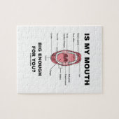 Is mijn mond groot genoeg voor jou? (Anatomische H Legpuzzel (Horizontaal)