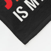 Is mijn Onafhankelijkheidsdag Black King Vaderdag Fleece Deken (Hoek)